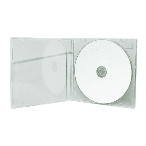 Boîtier CD cristal slim transparent