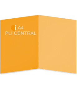 A4 Pli central