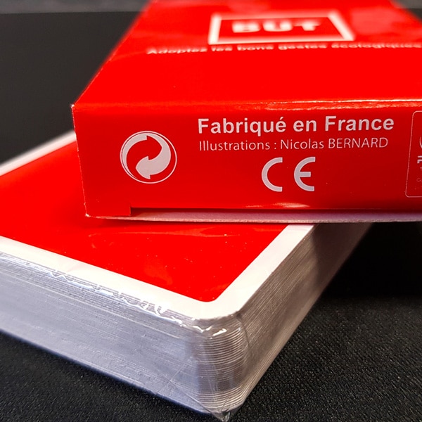 Support de jeu de cartes personnalisé / Étui à cartes à jouer en similicuir  personnalisé / Ensemble de cartes et de dés monogramme / Jeu de cartes  personnalisé -  France