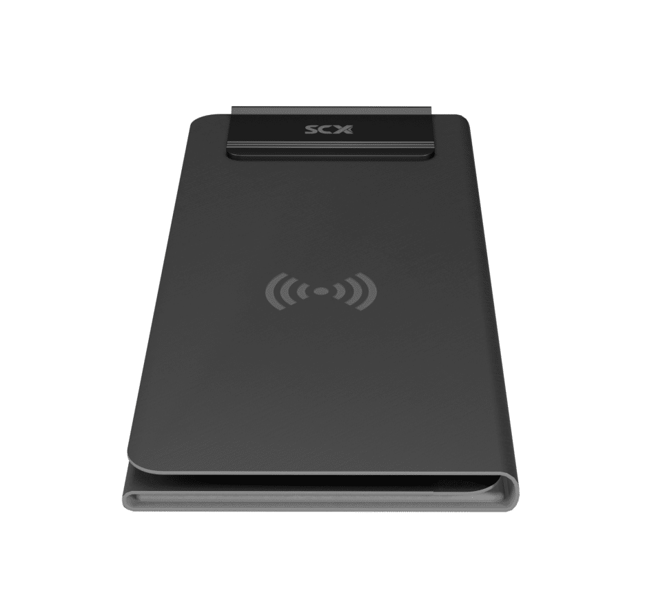 TAPIS DE SOURIS GRIS AVEC CHARGE A INDUCTION 15W