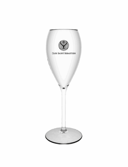 Flûte à champagne en Tritan  – Tampographie  1 couleur – Image 3