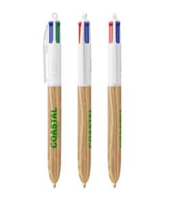 Stylo BIC® 4 Couleurs® Wood Style